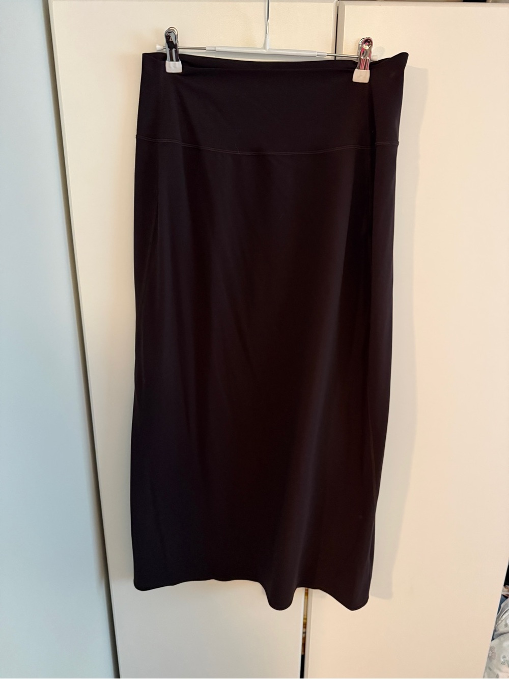Lulu Lemon Black/Brown Midi Skirt with Smooth Fit